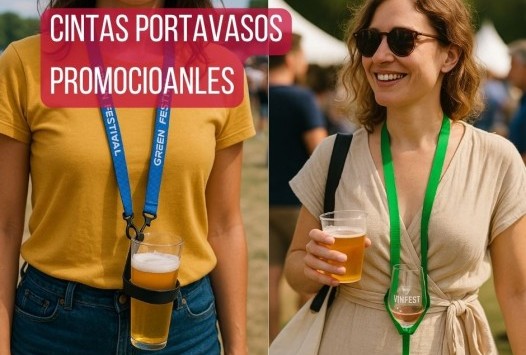 Cintas y Lanyards Personalizados para Vasos y Copas